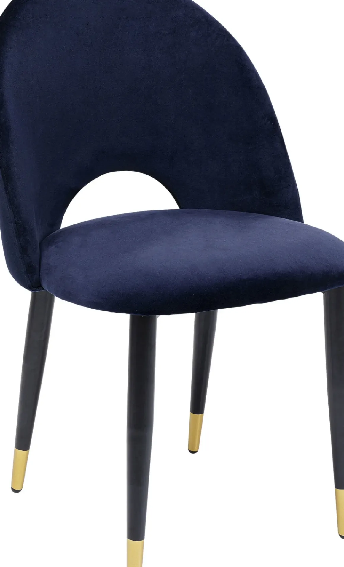 Stol Iris - Sammet Blå, 2 set - KARE Design