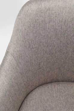 Stol Lady Loco - Snurrstol med armstöd, Taupe - KARE Design