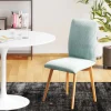 Stol Lara - Blå Manchester - KARE Design