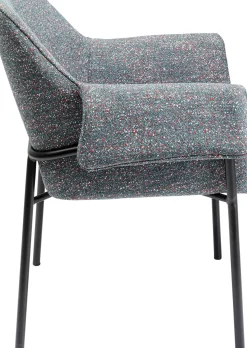 Stol Med Armstöd Bess - Grå - KARE Design