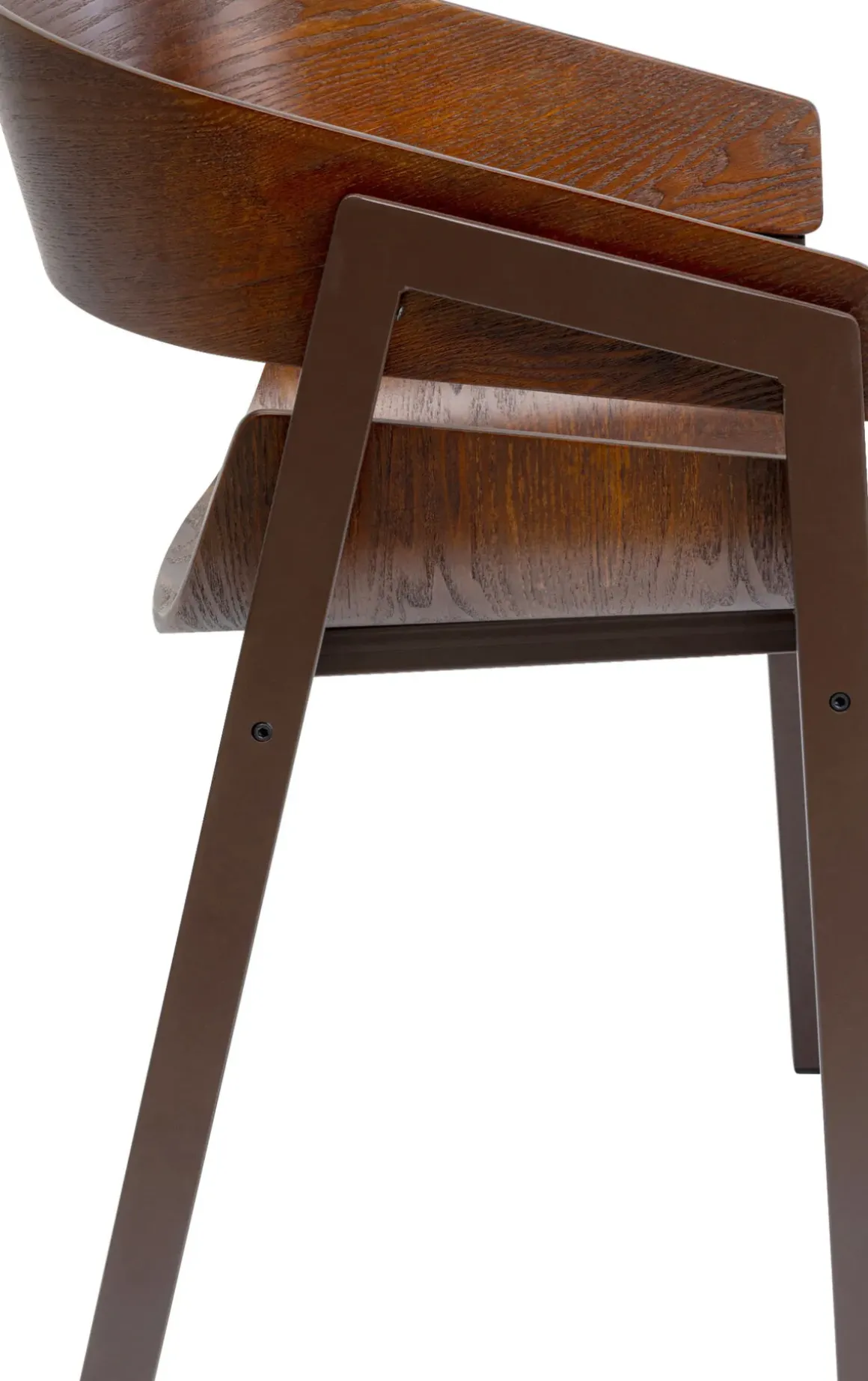 Stol med armstöd Biarritz - Brun - KARE Design