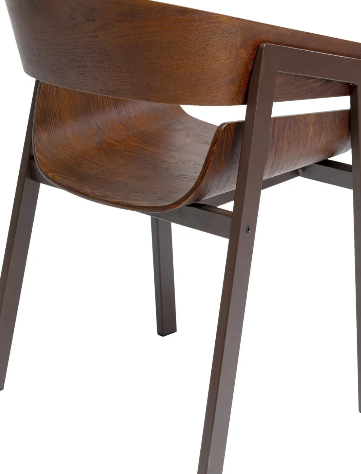 Stol med armstöd Biarritz - Brun - KARE Design