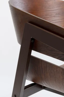 Stol med armstöd Biarritz - Brun - KARE Design