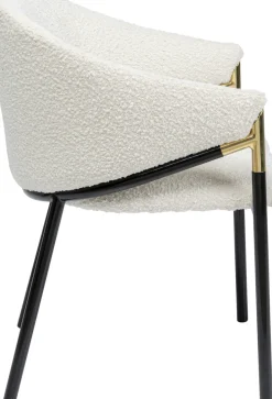 Stol med armstöd Boulevard - bouclé - KARE Design
