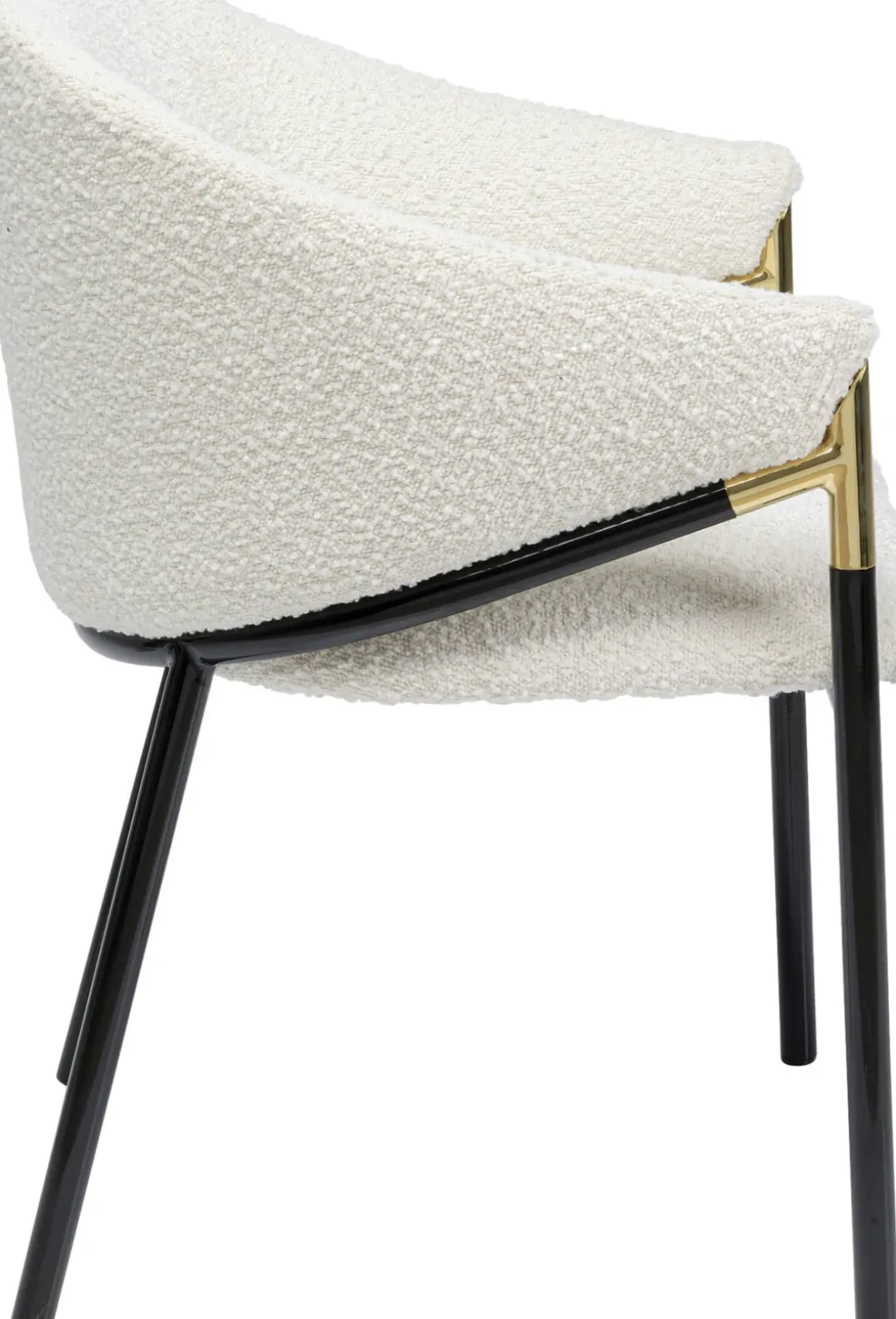 Stol med armstöd Boulevard - bouclé - KARE Design
