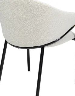 Stol med armstöd Boulevard - bouclé - KARE Design