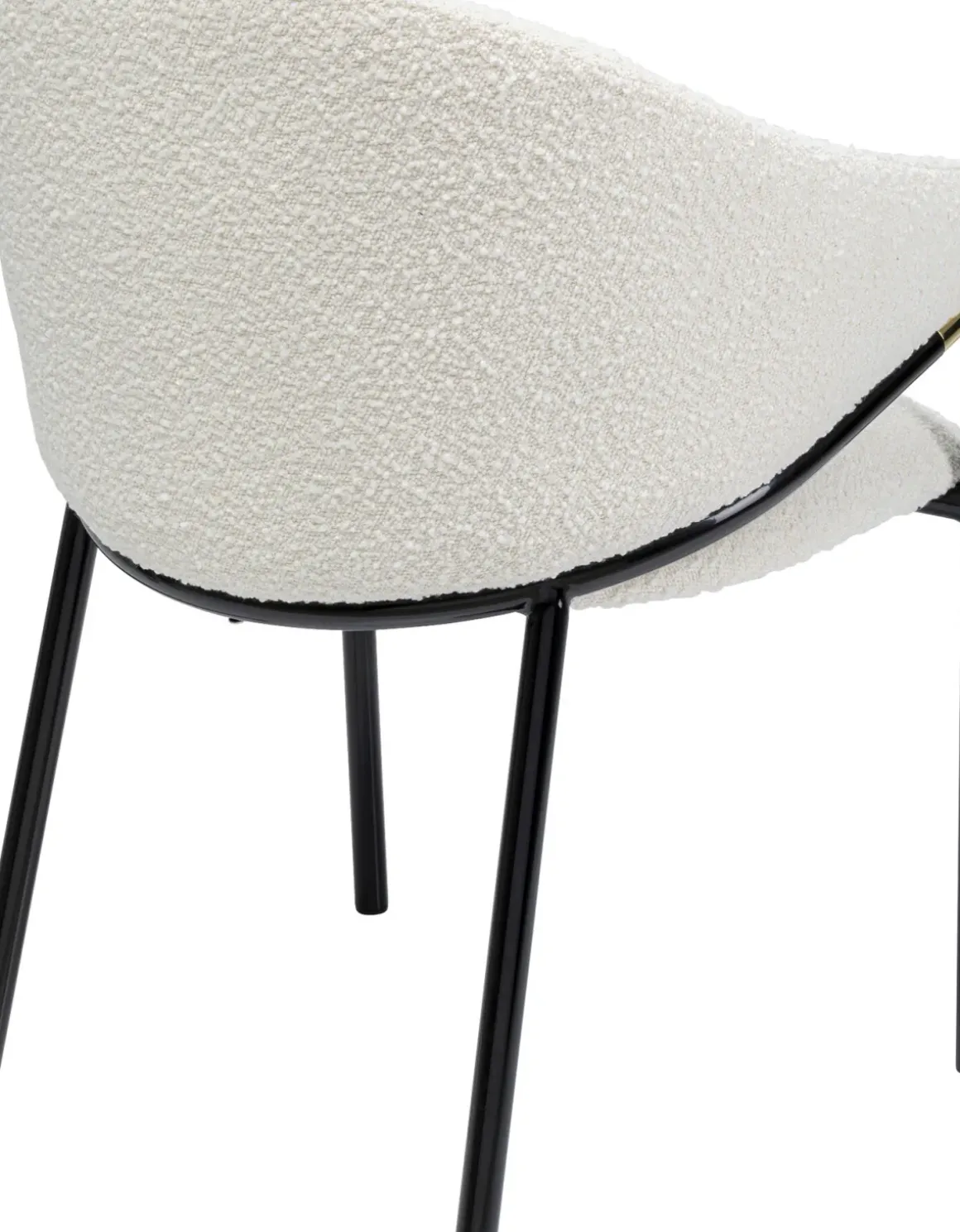 Stol med armstöd Boulevard - bouclé - KARE Design