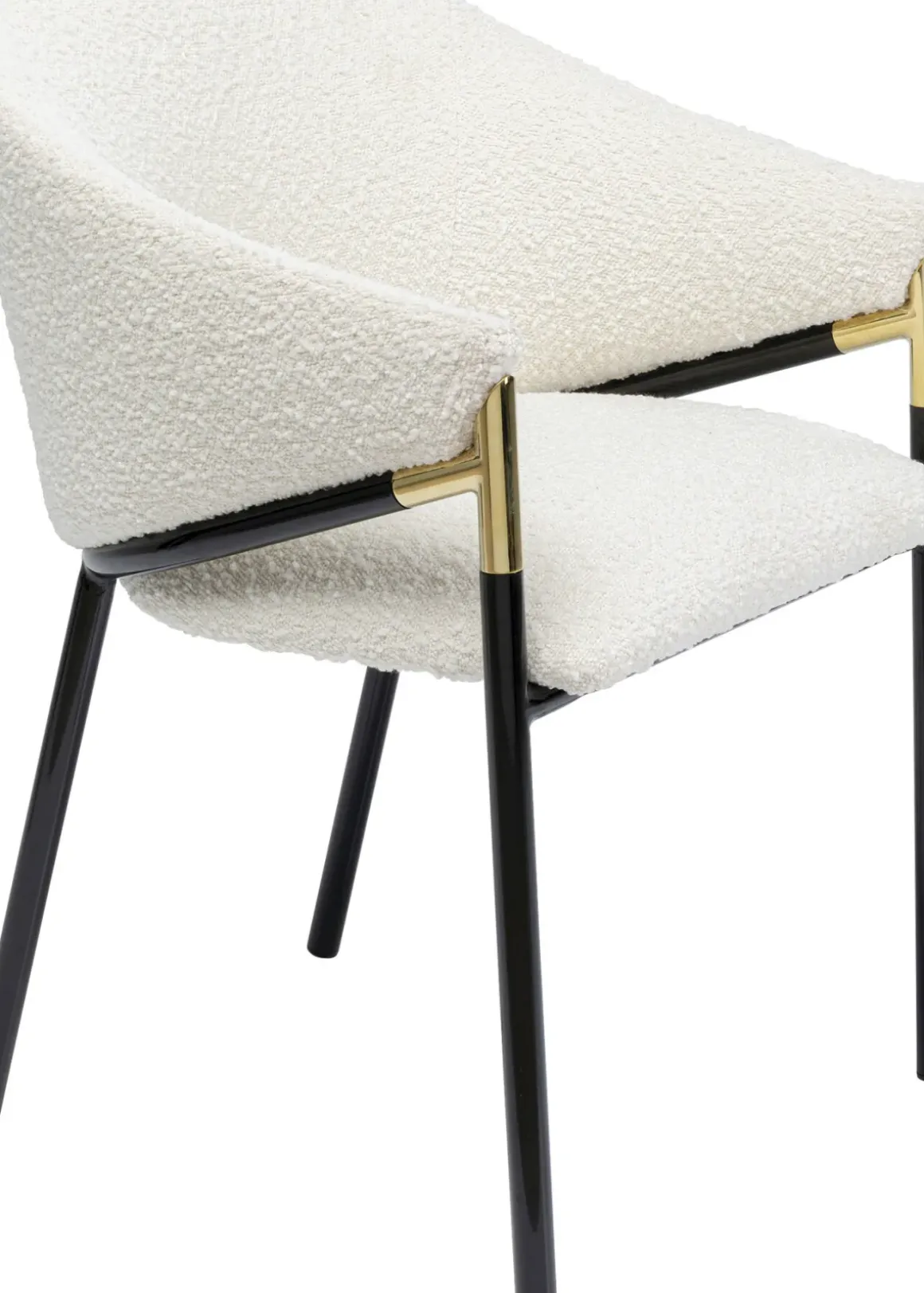 Stol med armstöd Boulevard - bouclé - KARE Design