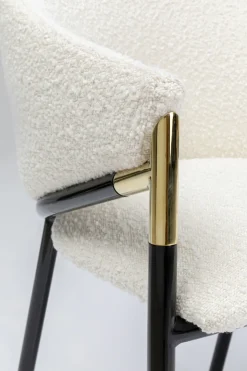Stol med armstöd Boulevard - bouclé - KARE Design