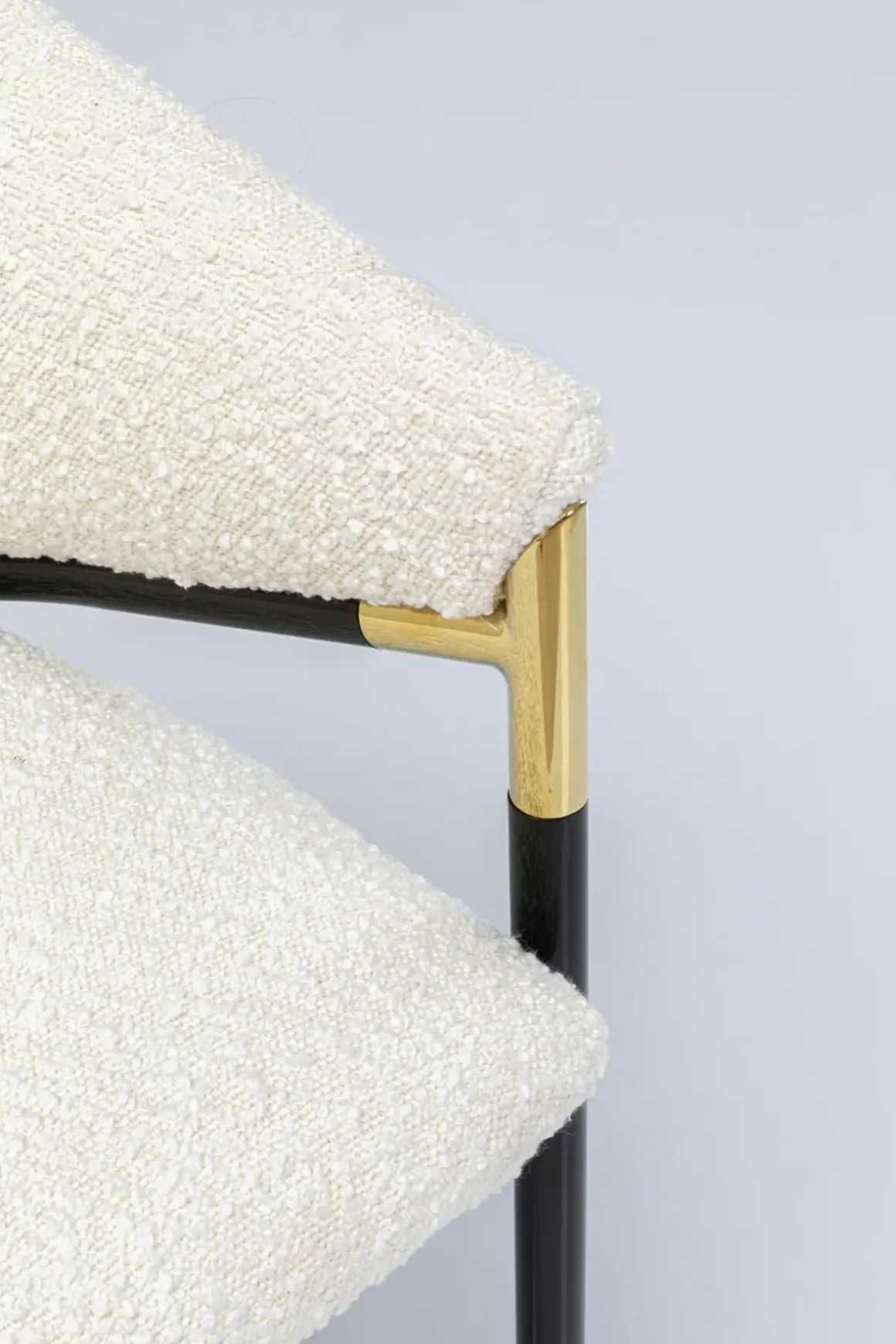 Stol med armstöd Boulevard - bouclé - KARE Design