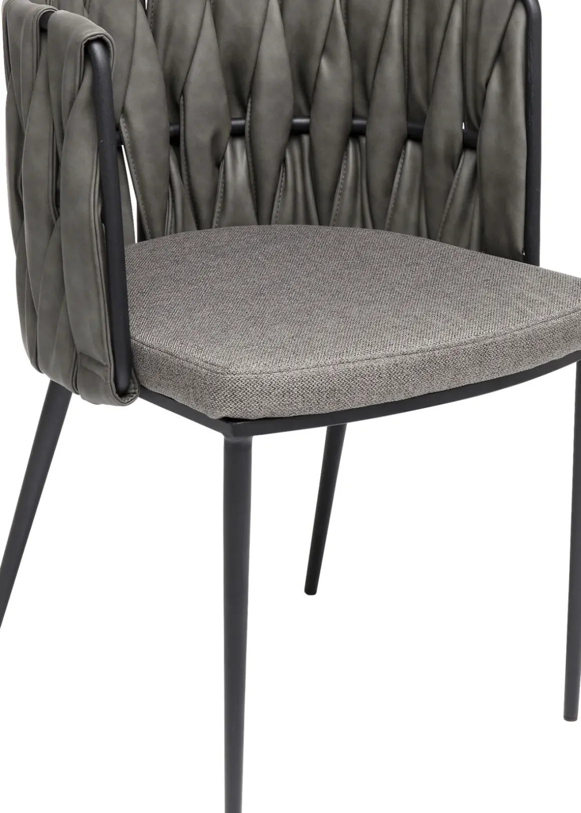 Stol med armstöd Cheerio Grå incl. Dyna - KARE Design