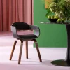 Stol med armstöd Costa Walnut - KARE Design