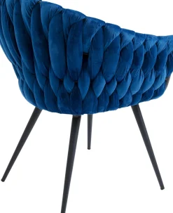 Stol med armstöd Knot Blå - KARE Design