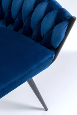 Stol med armstöd Knot Blå - KARE Design