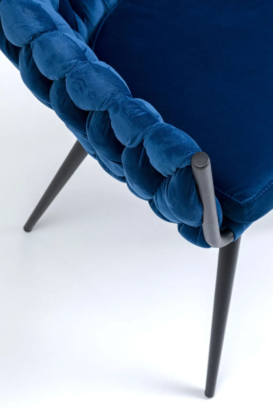 Stol med armstöd Knot Blå - KARE Design