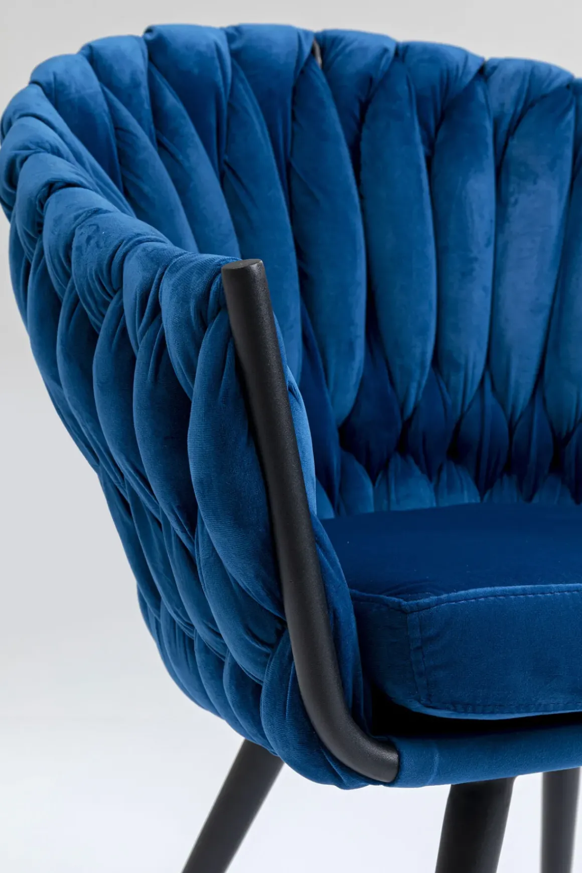 Stol med armstöd Knot Blå - KARE Design