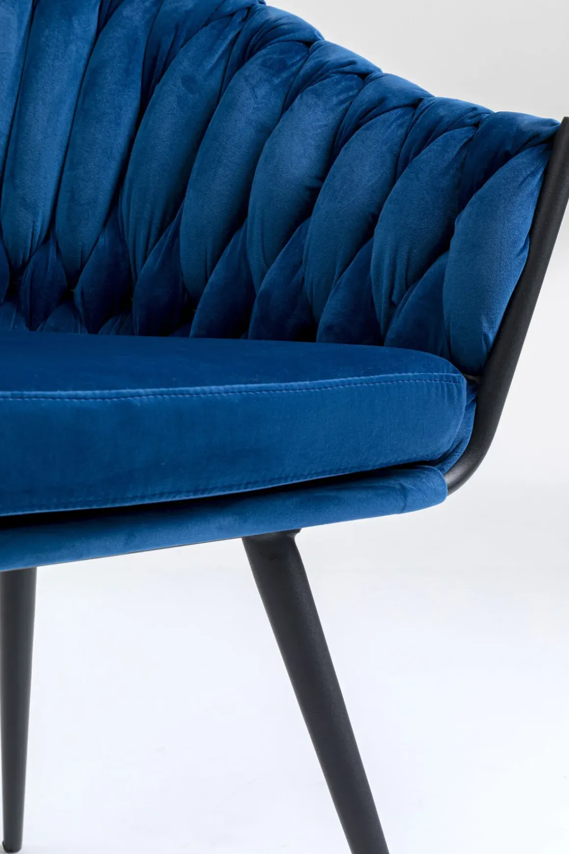 Stol med armstöd Knot Blå - KARE Design