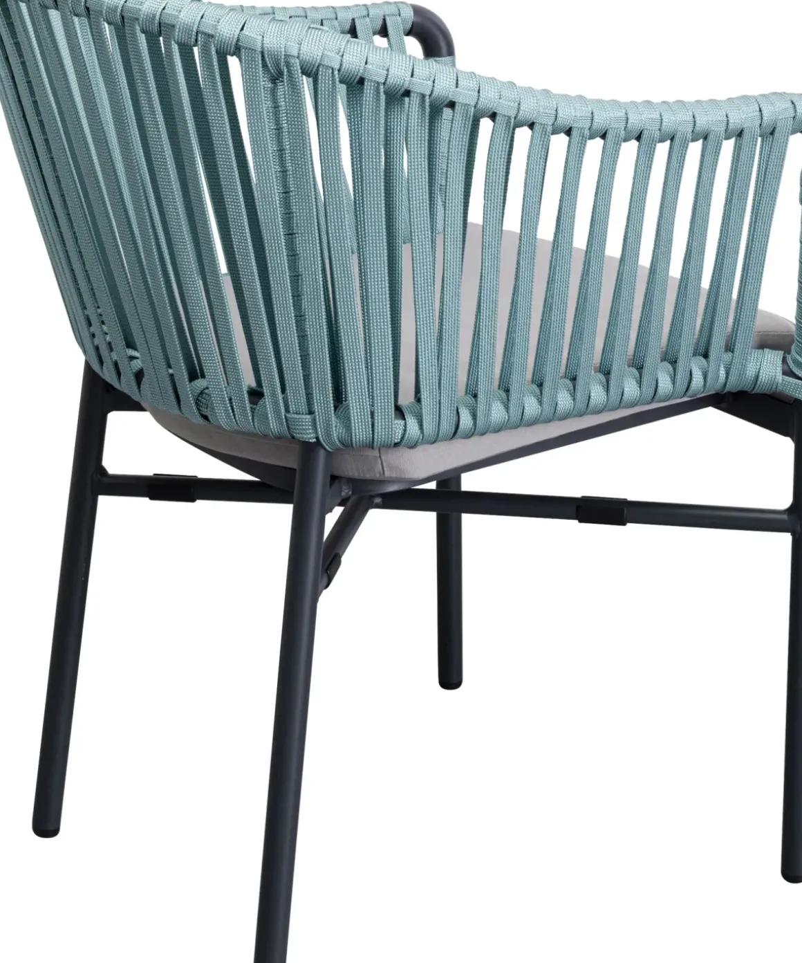 Stol Med Armstöd Trädgård Santanyi - Petrol - KARE Design