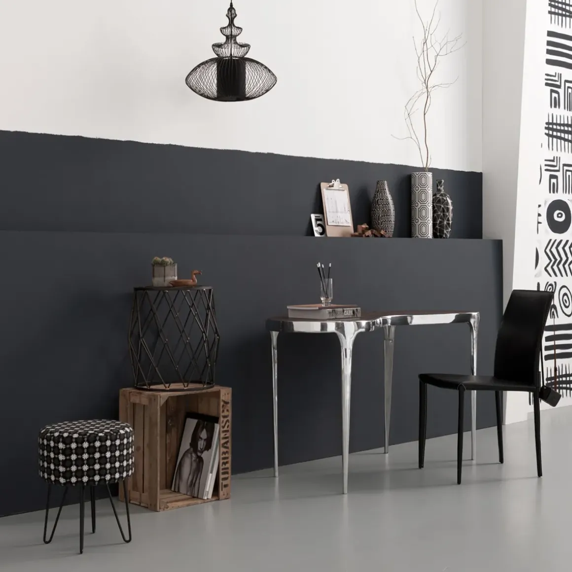 Stol Milano Svart - KARE Design