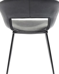 Stol Reunion - Svart Konstläder - KARE Design