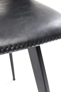 Stol Reunion - Svart Konstläder - KARE Design