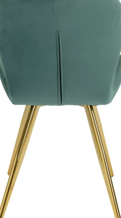 Stol Viva - Grön Sammet/Mässing - KARE Design