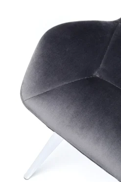 Stol Viva - Grå Sammet/Krom - KARE Design
