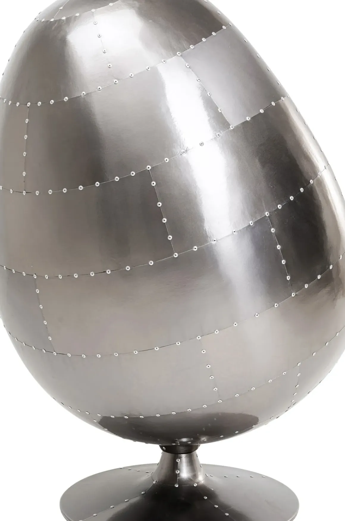 Surrfåtölj Eye Ball Gun - Svart/Silver Metal - KARE Design