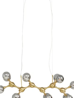 Taklampa Atomic Balls - Mässing, 190cm - KARE Design