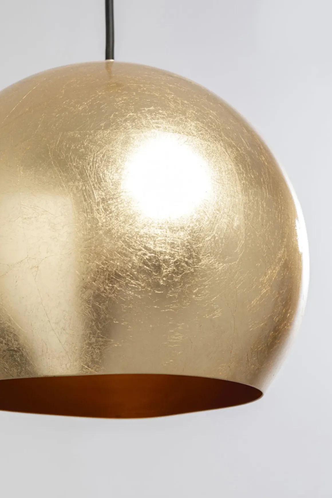 Taklampa Caldaia - Pendel Guld Ø25cm - KARE Design