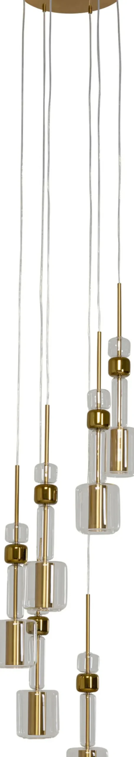 Taklampa Candy Bar - Guld, Ø44cm - KARE Design