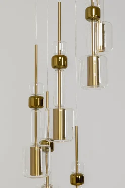 Taklampa Candy Bar - Guld, Ø44cm - KARE Design