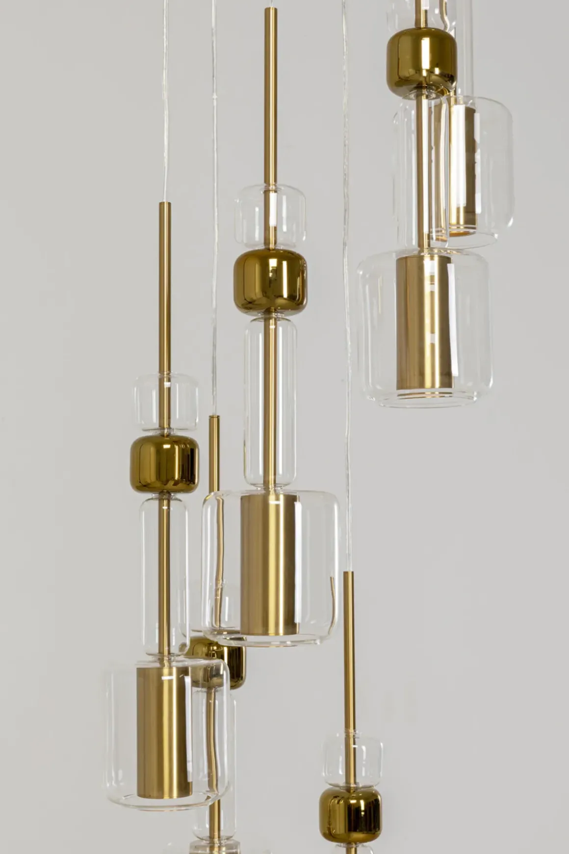 Taklampa Candy Bar - Guld, Ø44cm - KARE Design