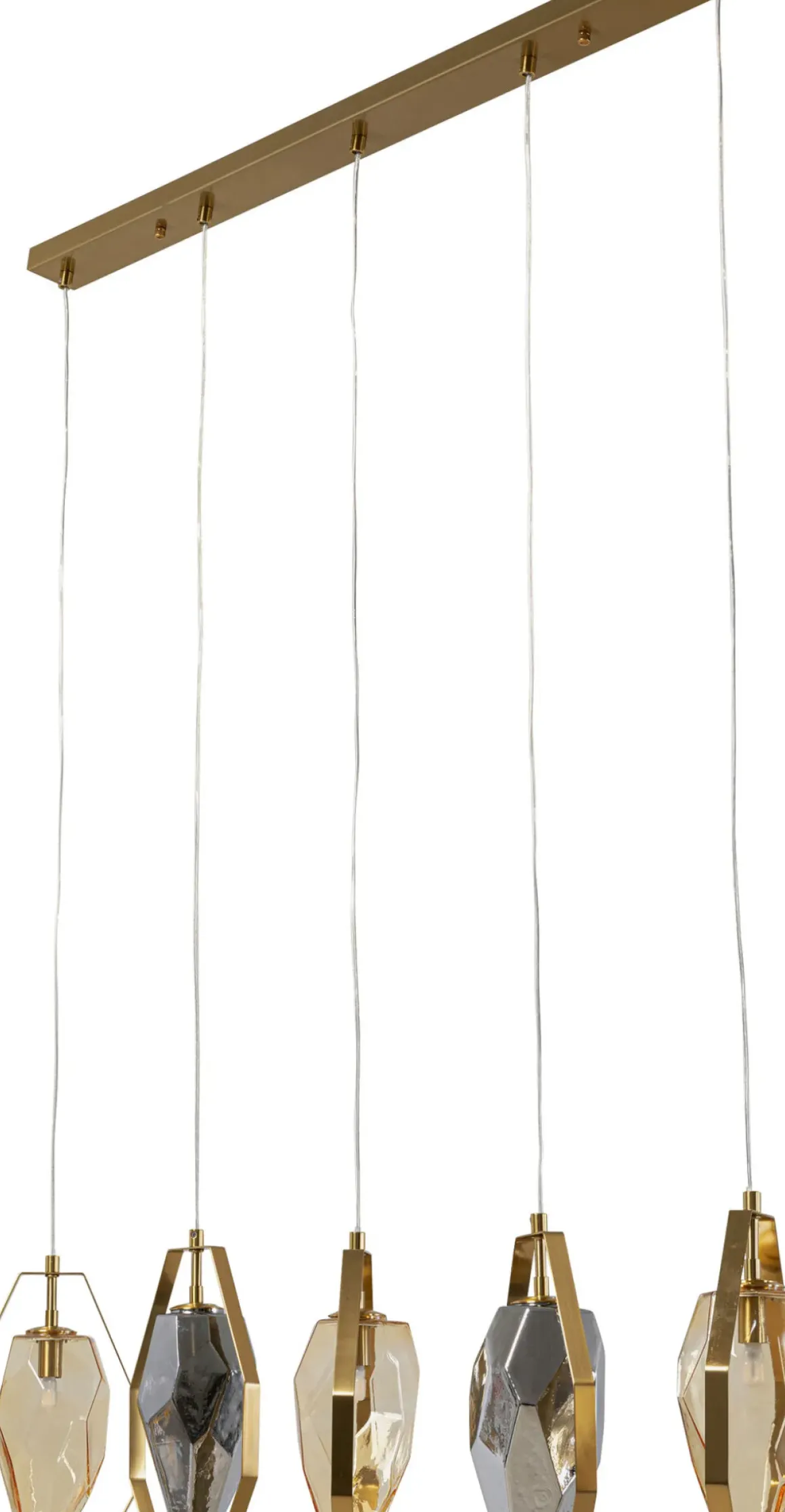 Taklampa Diamond Fever Dining - Mässing, 110cm - KARE Design