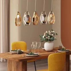 Taklampa Diamond Fever Dining - Mässing, 110cm - KARE Design