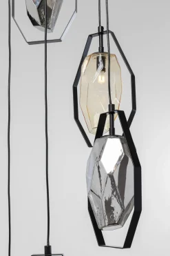Taklampa Diamond Fever Spiral - Svart, Ø42cm - KARE Design