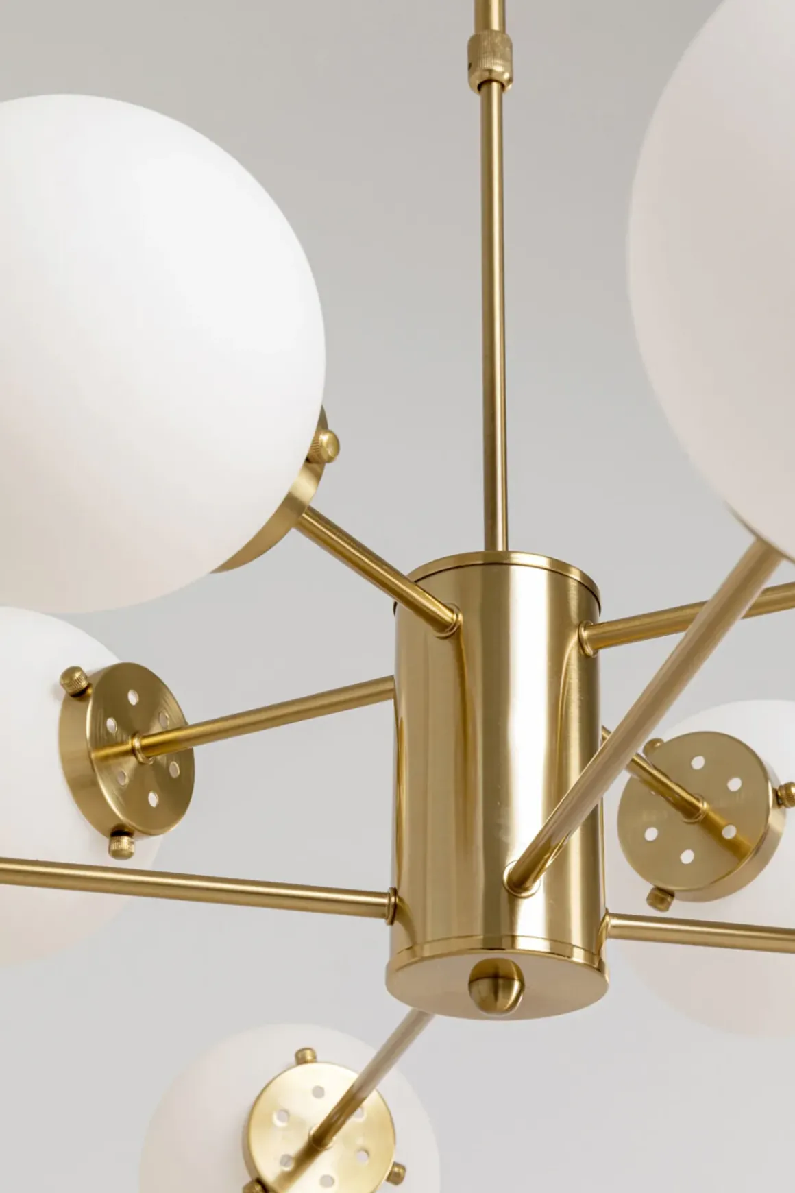 Taklampa Heavenly - Mässing/Vit, Ø98cm - KARE Design
