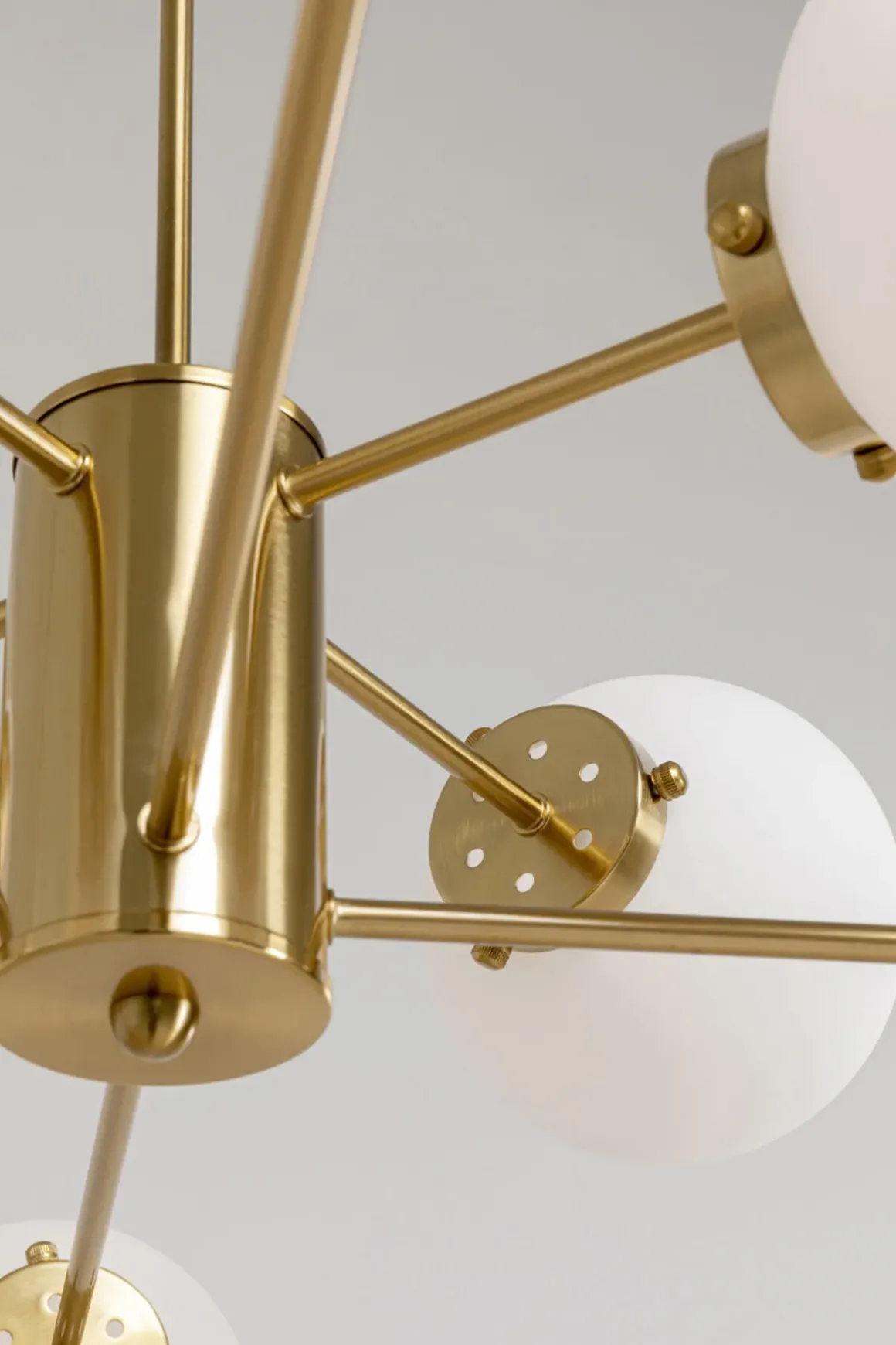 Taklampa Heavenly - Mässing/Vit, Ø98cm - KARE Design