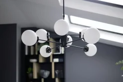 Taklampa Heavenly - Mässing/Vit, Ø98cm - KARE Design