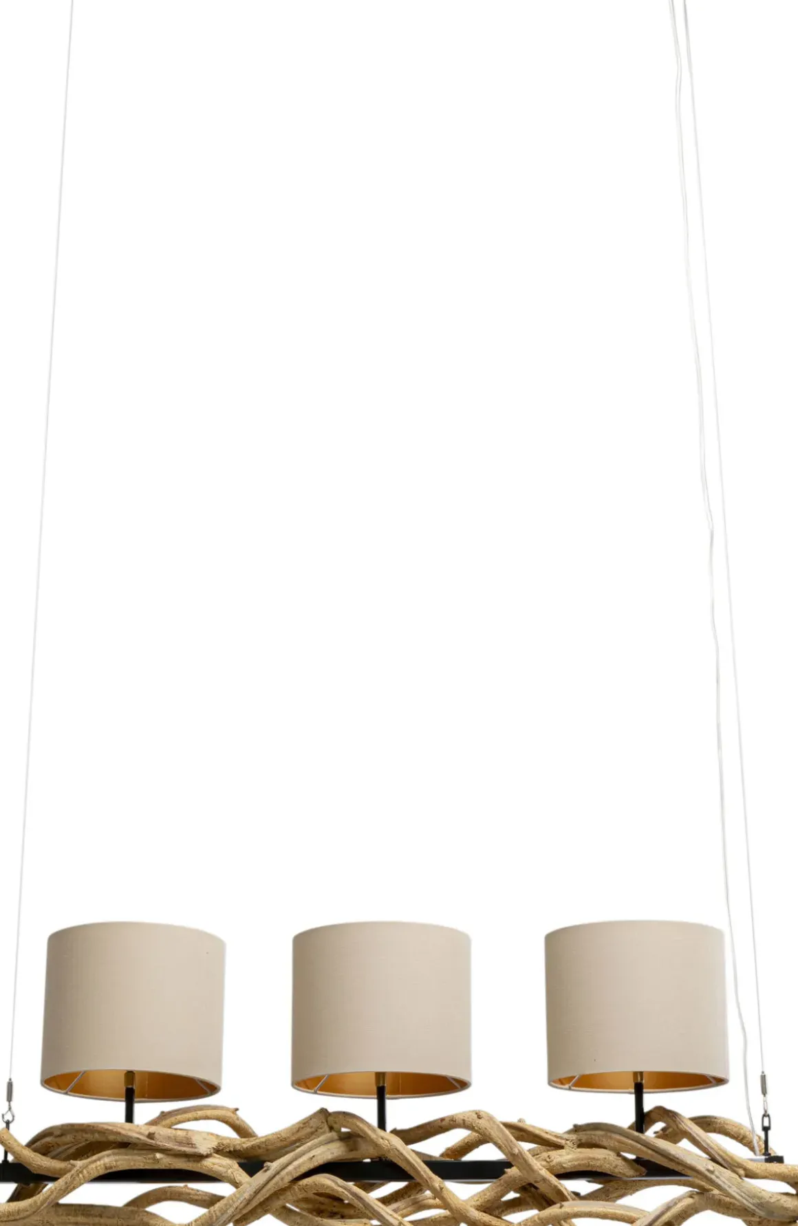 Taklampa Jungle Club - Natur, 115cm - KARE Design