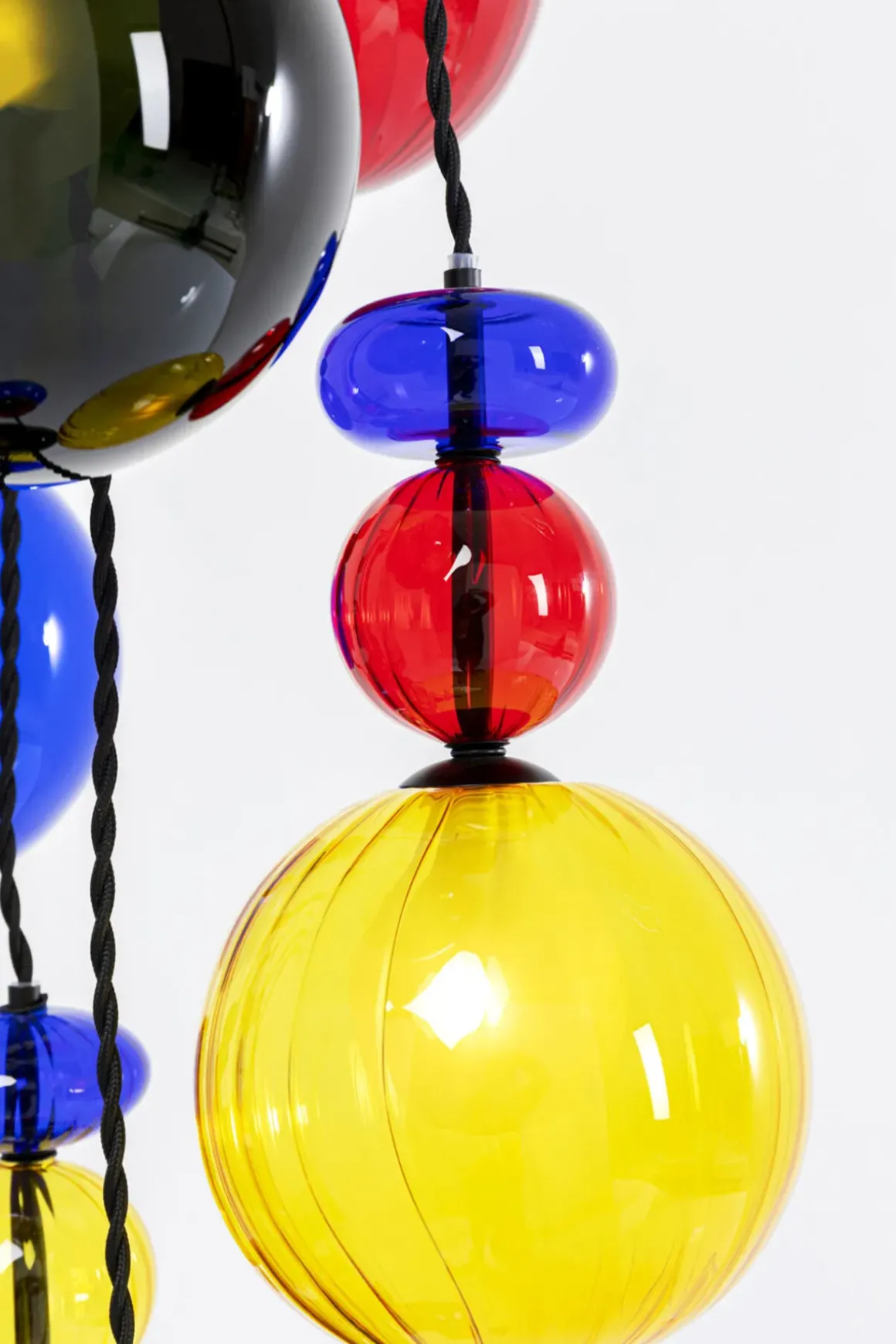 Taklampa Mazzo Nove Spiral - Flerfärgad, Ø44cm - KARE Design