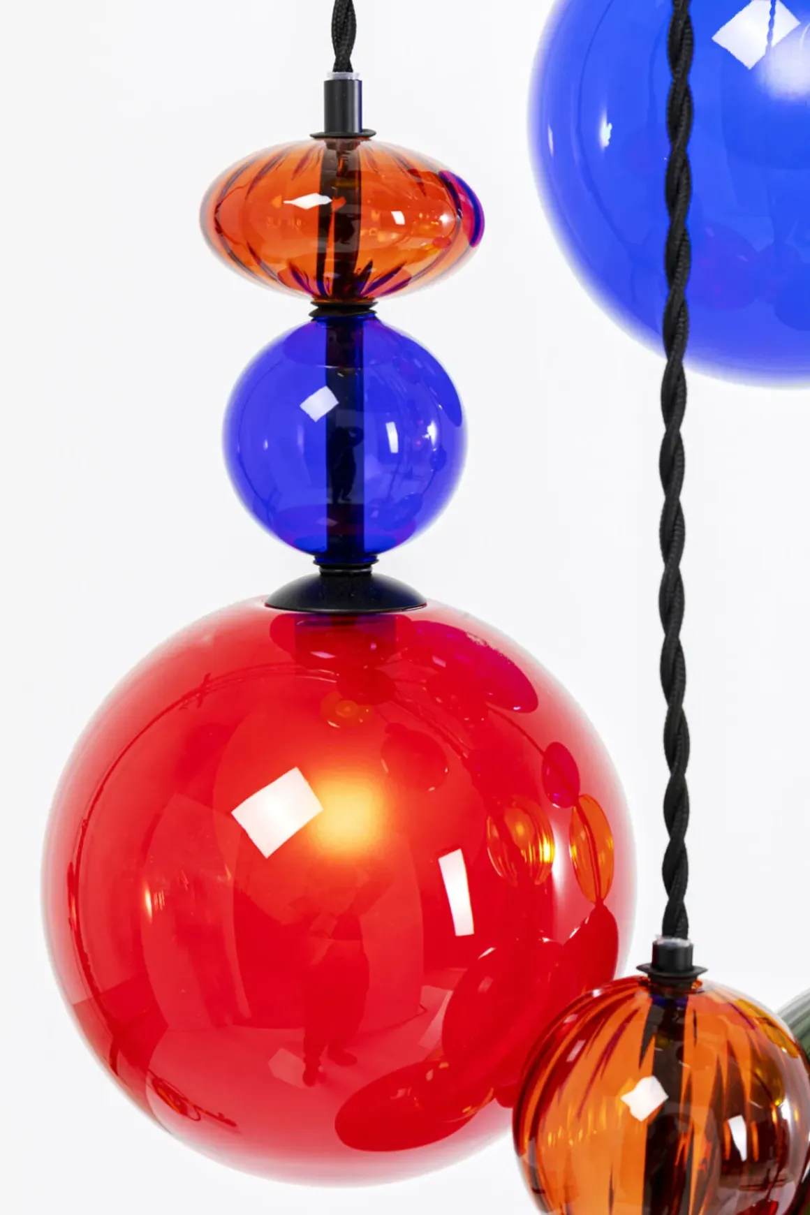 Taklampa Mazzo Nove Spiral - Flerfärgad, Ø44cm - KARE Design