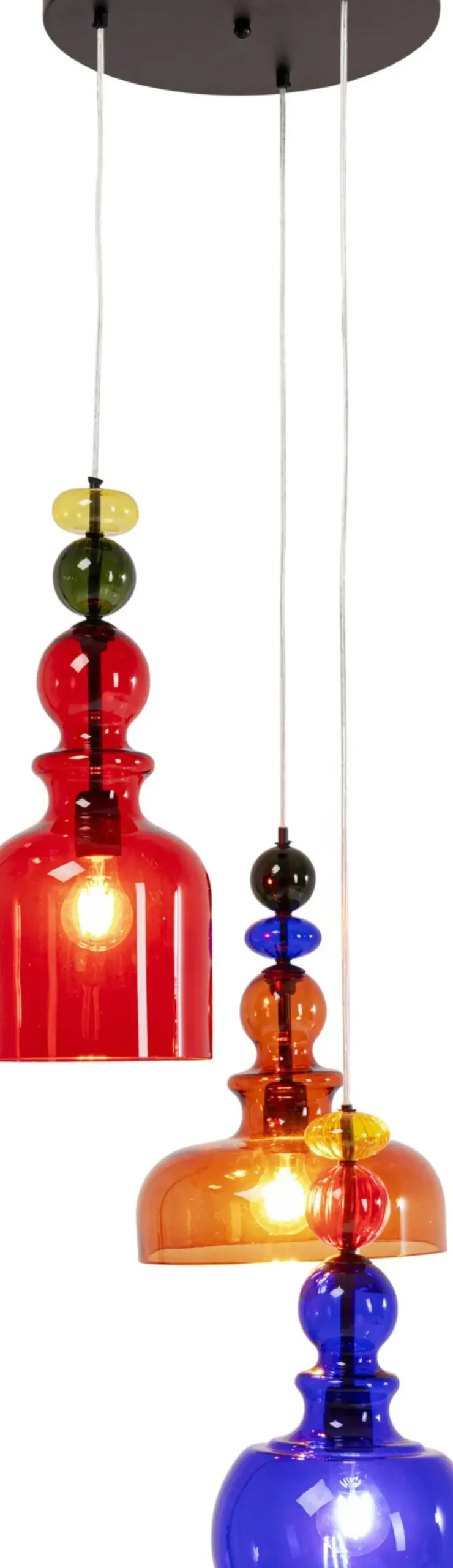 Taklampa Mazzo Tre Spiral - Flerfärgad, Ø48cm - KARE Design