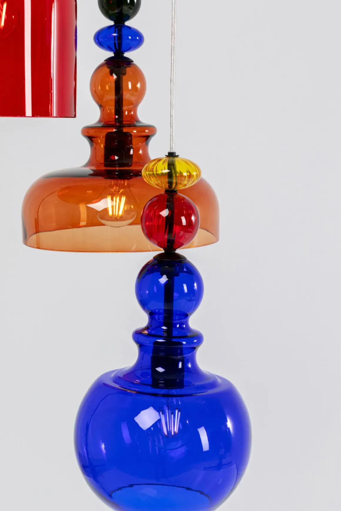 Taklampa Mazzo Tre Spiral - Flerfärgad, Ø48cm - KARE Design