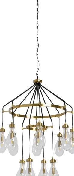 Taklampa Pendel Bell Highlight - Glas/Mässing - KARE Design