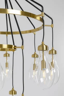 Taklampa Pendel Bell Highlight - Glas/Mässing - KARE Design