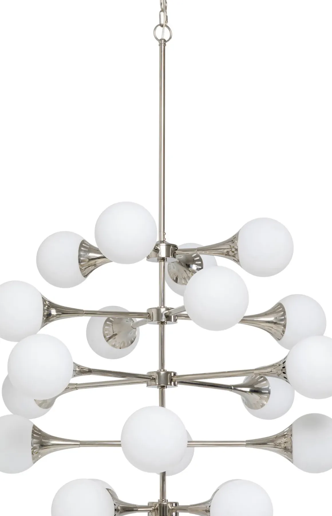 Taklampa Pendel Bulb Fiction - Silver/Vita glasklot, 20st. - KARE Design