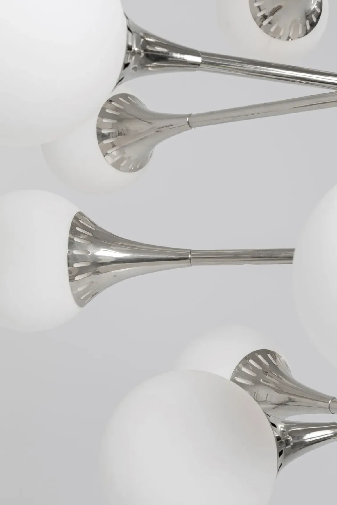 Taklampa Pendel Bulb Fiction - Silver/Vita glasklot, 20st. - KARE Design