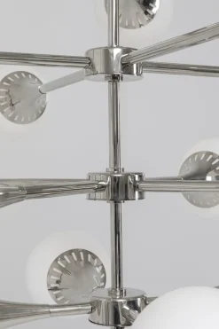Taklampa Pendel Bulb Fiction - Silver/Vita glasklot, 20st. - KARE Design