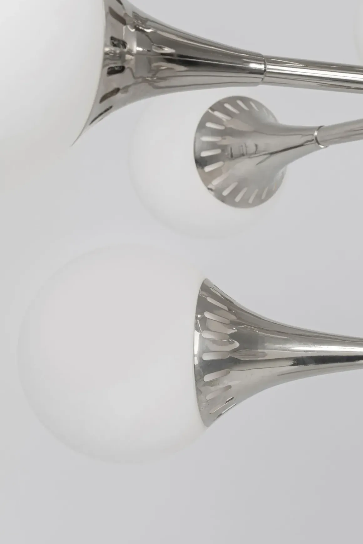Taklampa Pendel Bulb Fiction - Silver/Vita glasklot, 20st. - KARE Design